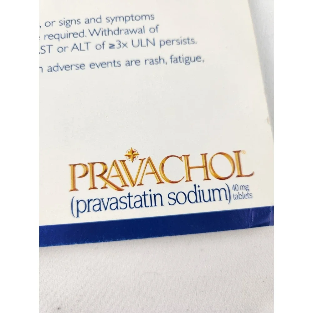 Vintage Pharmaceutical Drug Rep Full Size Memo Notepad Tear Off Pravachol Statin